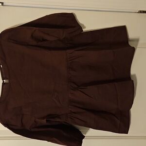 XS cotton peplum top